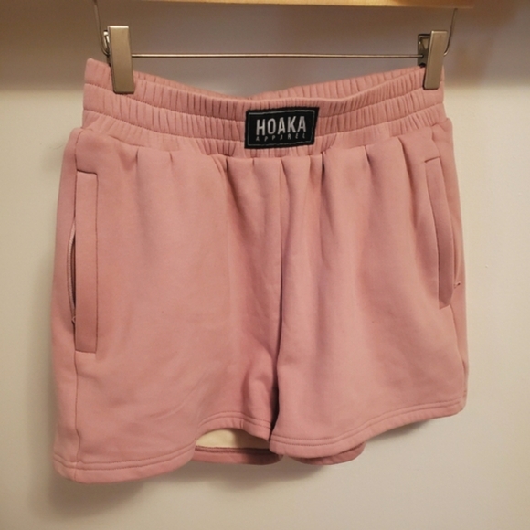 NWOT Hoaka Apparel "Shady pink comfy shorts". Size M. Loungewear. - Picture 2 of 13
